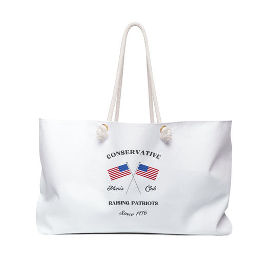 Conservative Mom's Club Weekender Bag - Sweet Baby Jeez Teez