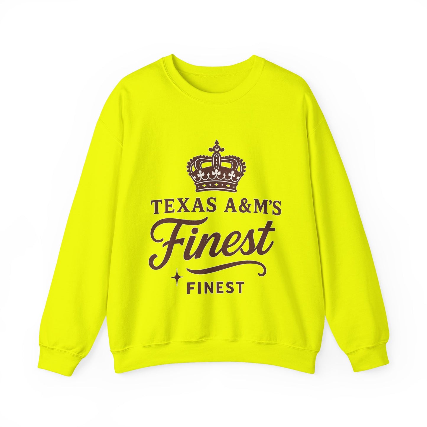 Texas A&M's Finest Crewneck Unisex Sweatshirt (Logo 1) - Sweet Baby Jeez Teez
