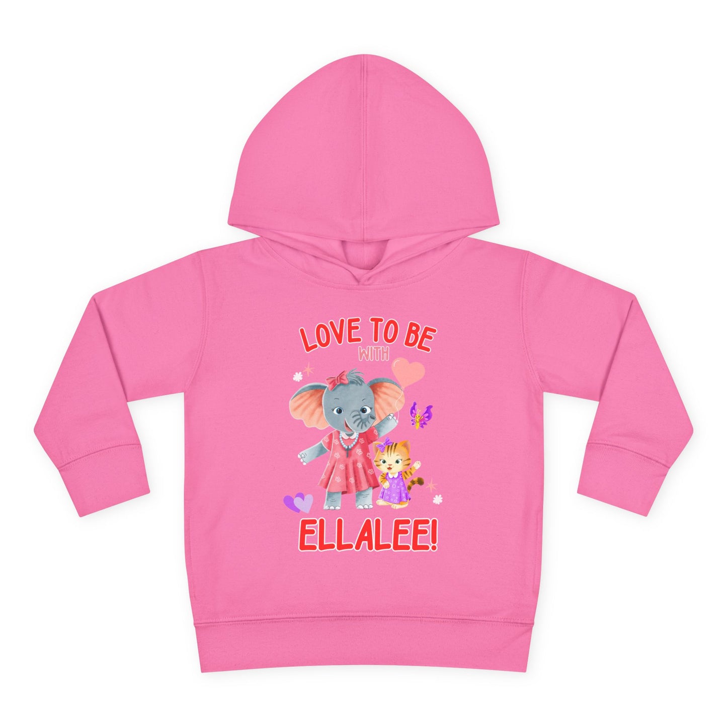 Ellalee the Elephant (TM), Love to be with Ellalee Toddler Hoodie