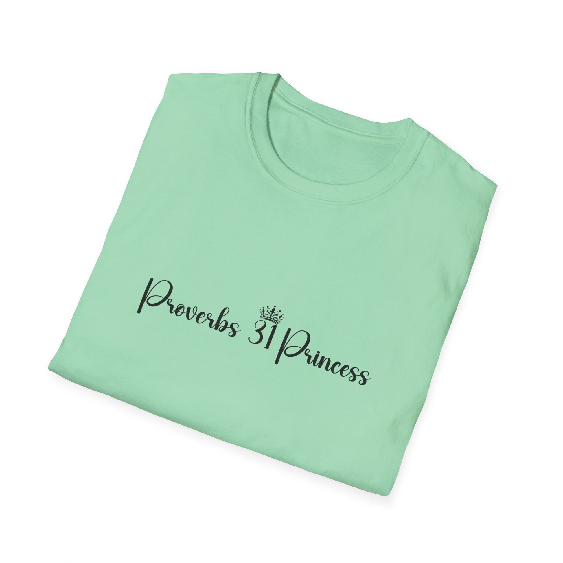 Proverbs 31 Princess Women's Relaxed/Plus Tshirt (Black Logo) - Sweet Baby Jeez Teez
