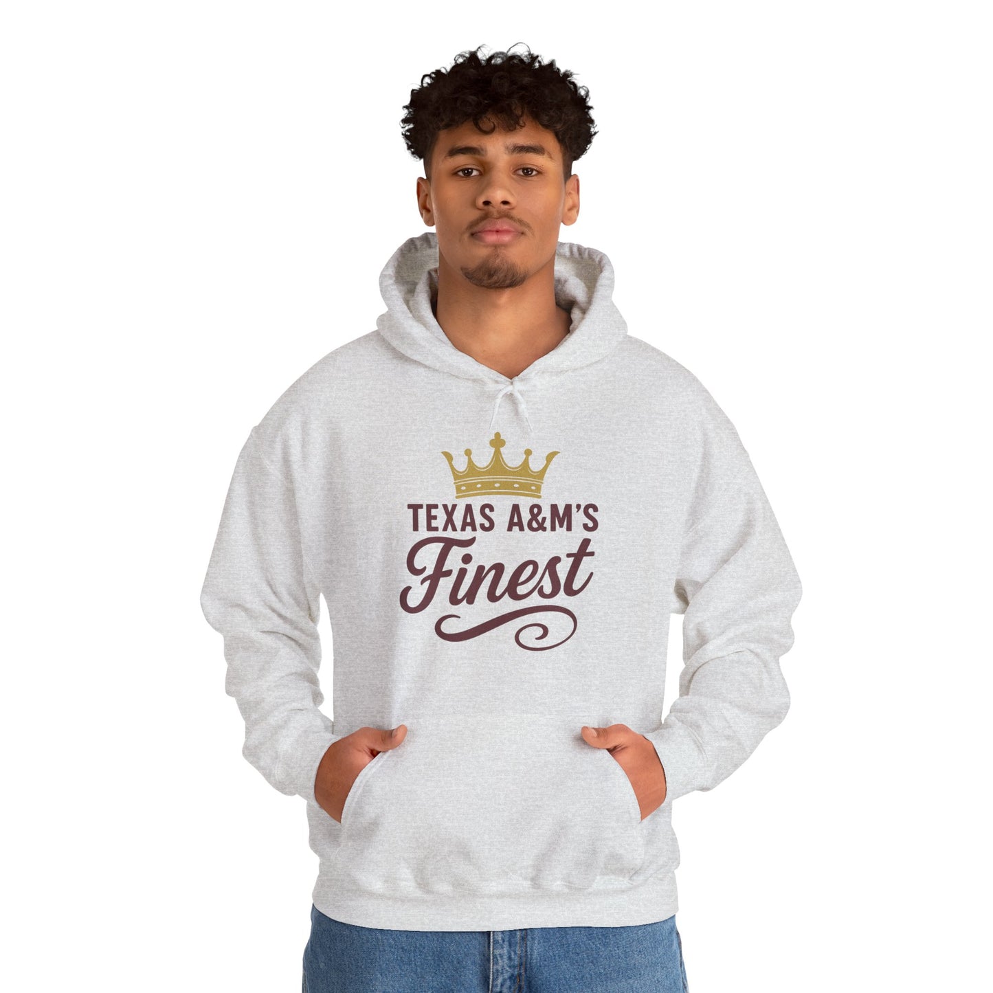 Texas A&M's Finest Unisex Heavy Blend Hoodie - Sweet Baby Jeez Teez
