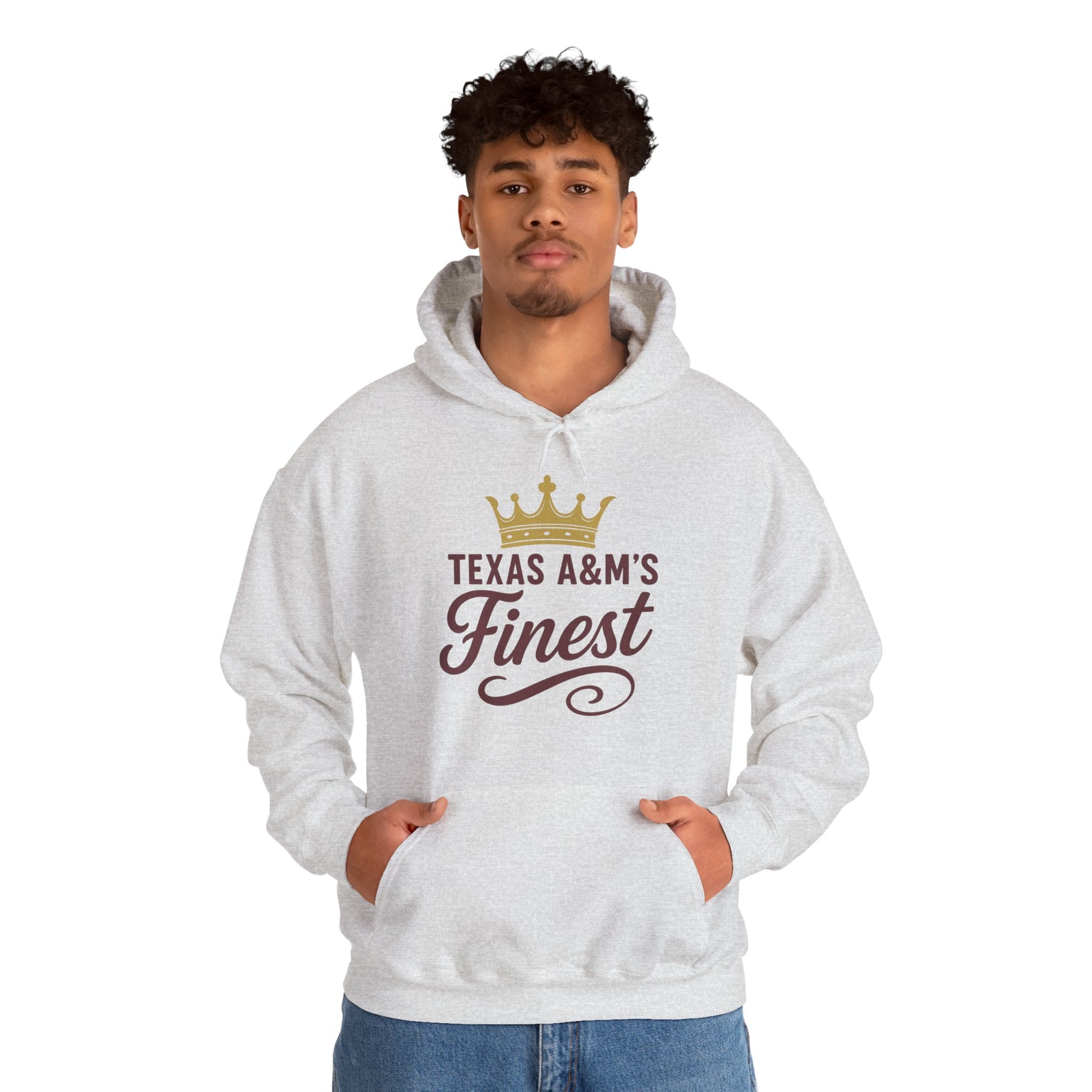 Texas A&M's Finest Unisex Heavy Blend Hoodie - Sweet Baby Jeez Teez