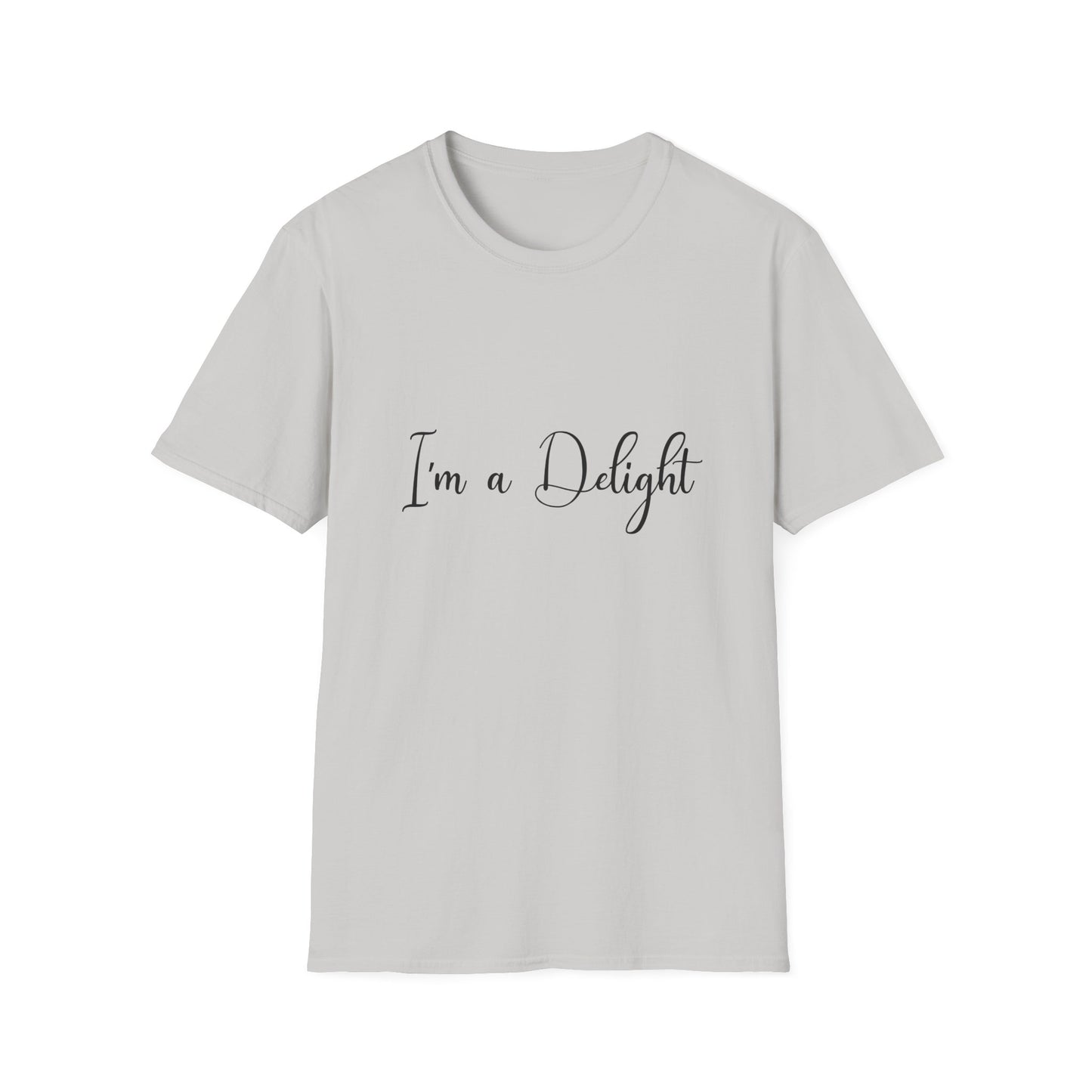 I'm a Delight Womens Relaxed/Plus Tshirt (FP Black Logo) - Sweet Baby Jeez Teez