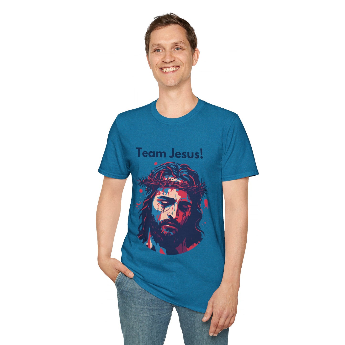 Team Jesus Men's Tshirt S-5XL - Sweet Baby Jeez Teez