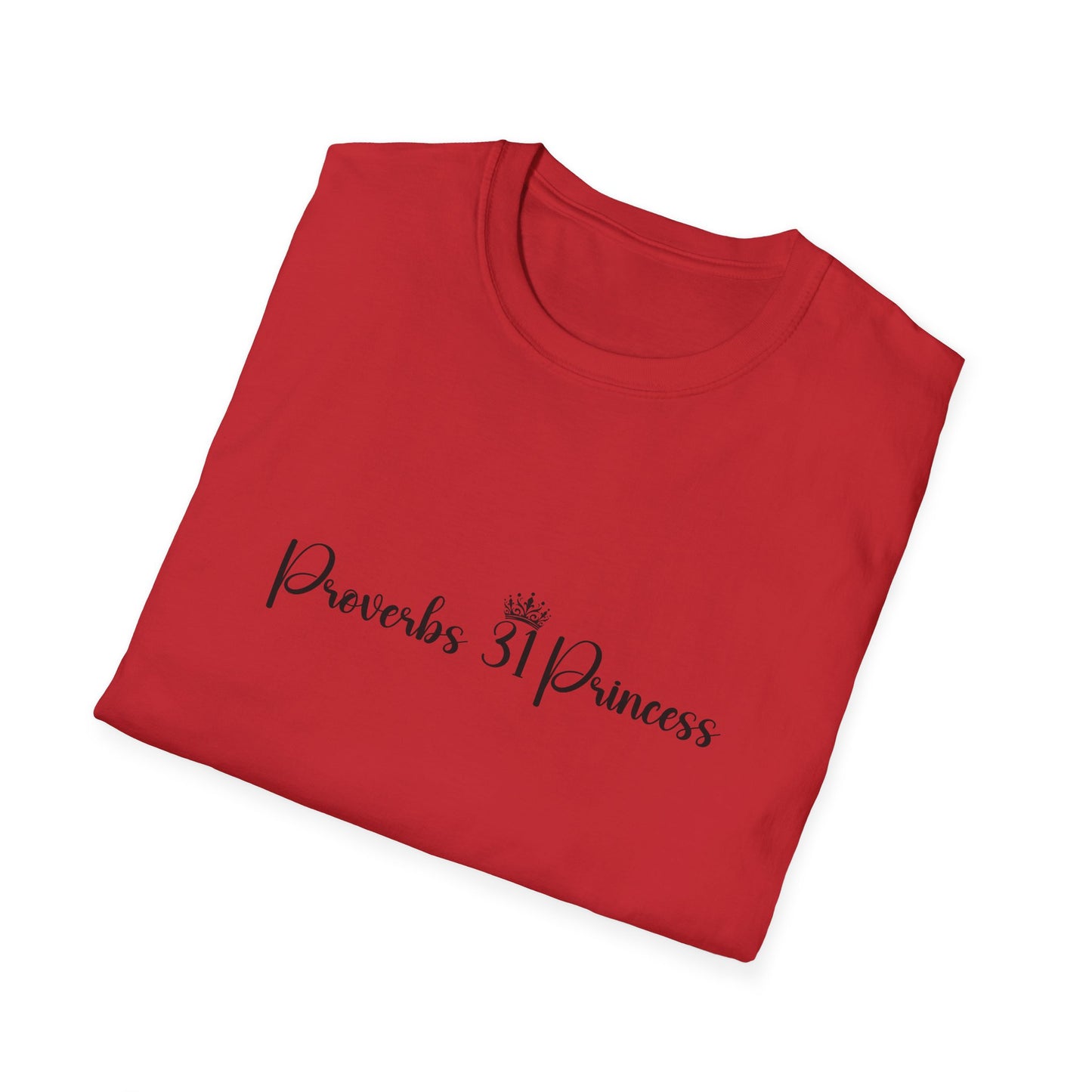 Proverbs 31 Princess Women's Relaxed/Plus Tshirt (Black Logo) - Sweet Baby Jeez Teez