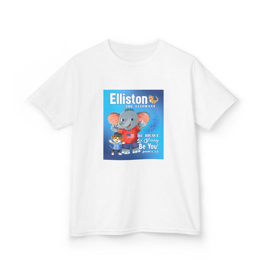 Elliston the Elephant [TM] Kids Tshirt - Be Brave, Be You!