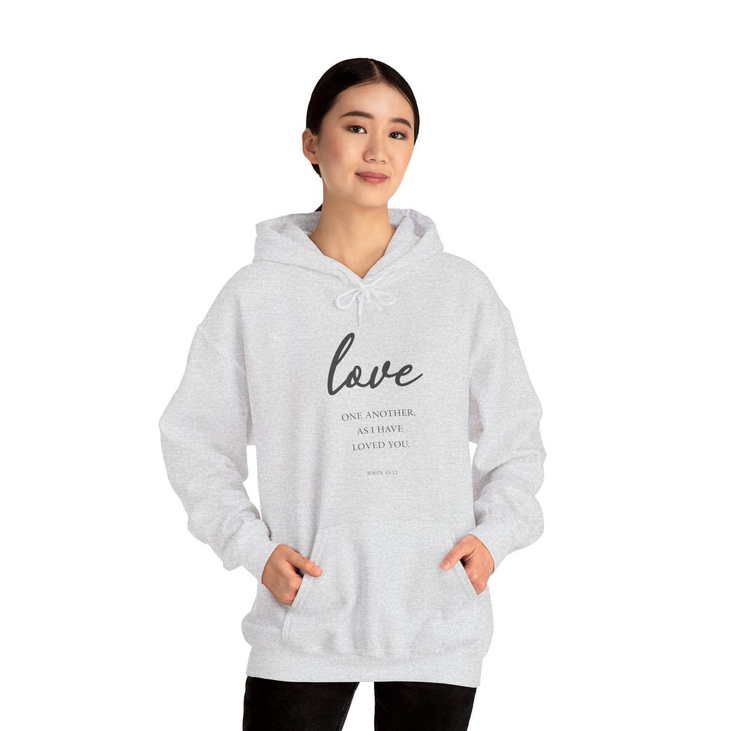 Love Women's Relaxed Hoodie (Black Logo) - Sweet Baby Jeez Teez