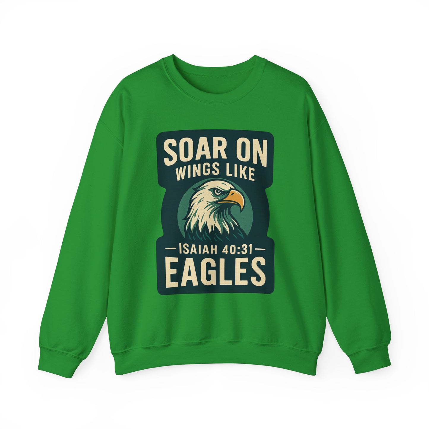 Isiah 40:31 "Soar on Wings" Bible Verse Sweatshirt