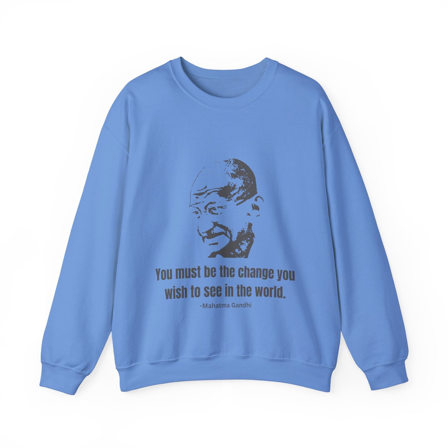 Be the Change Men's Sweatshirt (IW Gray Logo) - Sweet Baby Jeez Teez