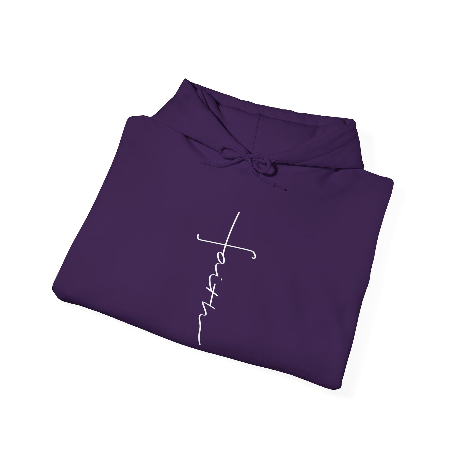 Cross Made From Faith Women's Hoodie (White) - Sweet Baby Jeez Teez