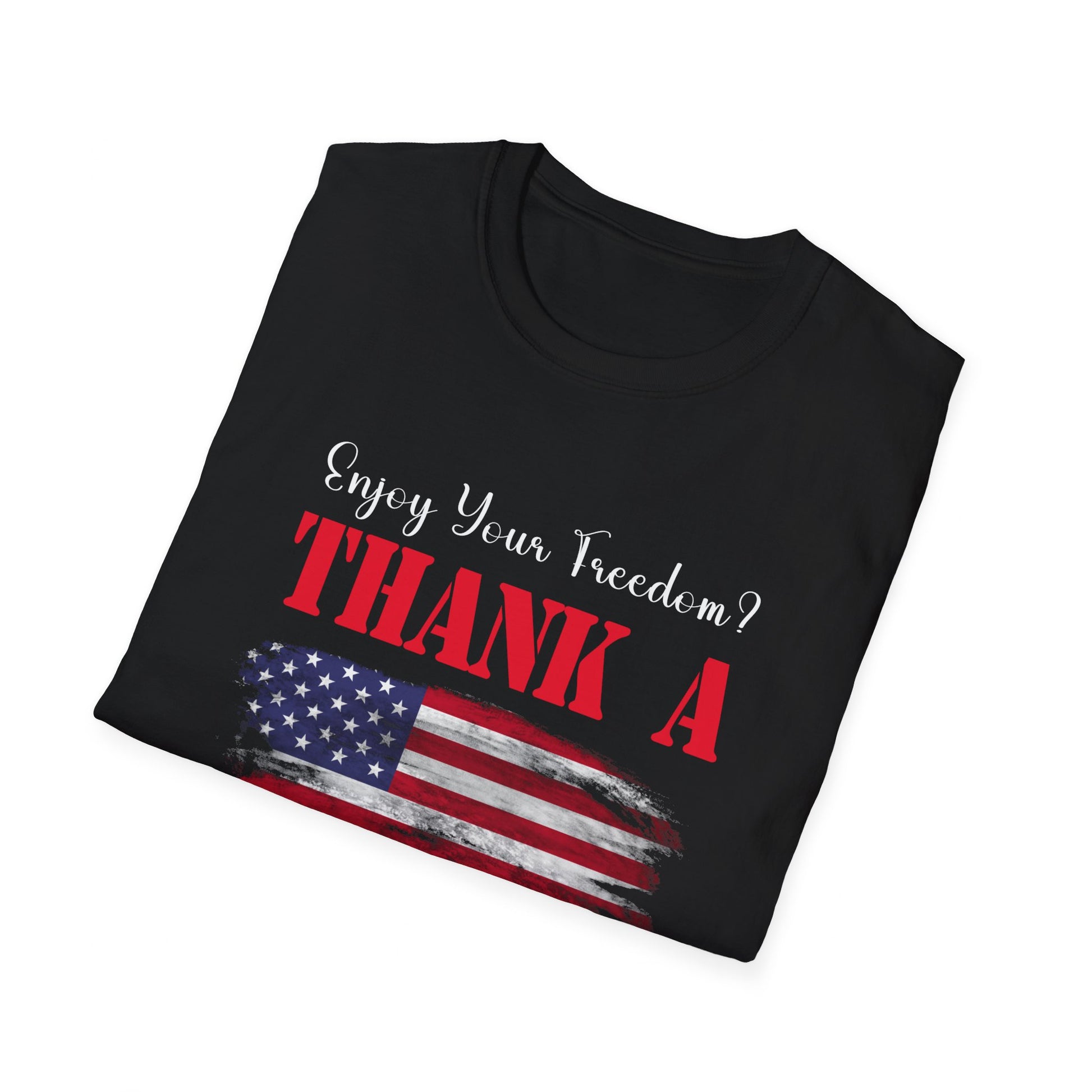 Enjoy Your Freedom Men's Tshirt (MM Color Logo) - Sweet Baby Jeez Teez