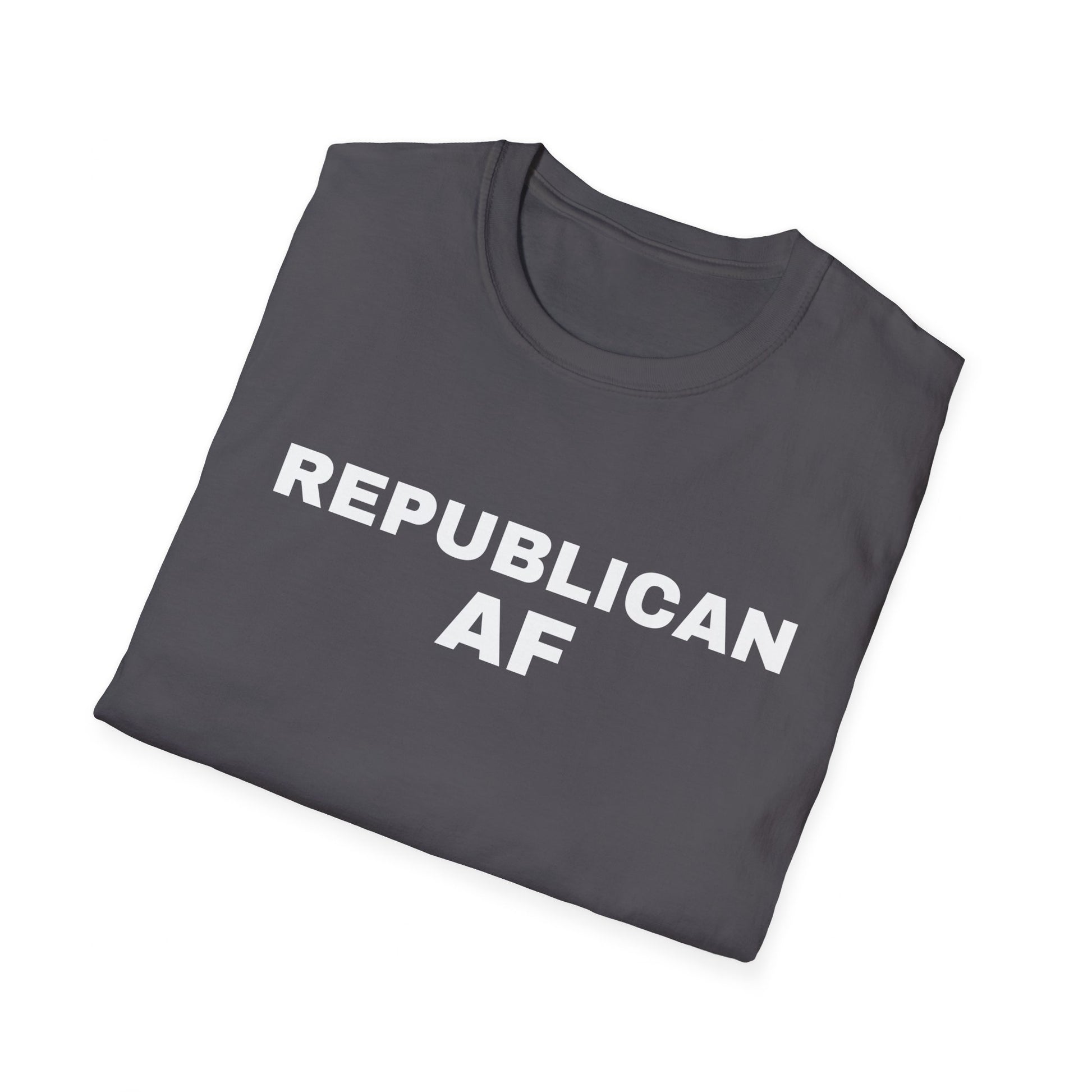 Republican AF Men's Tshirt (White Logo) - Sweet Baby Jeez Teez