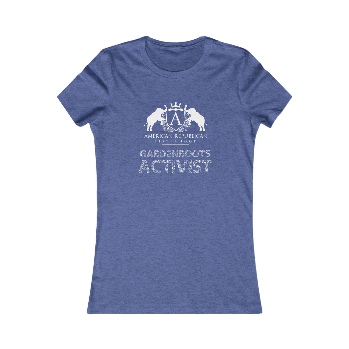 Gardenroots Activist Women's Fitted Tshirt (ARS - White Logo) - Sweet Baby Jeez Teez
