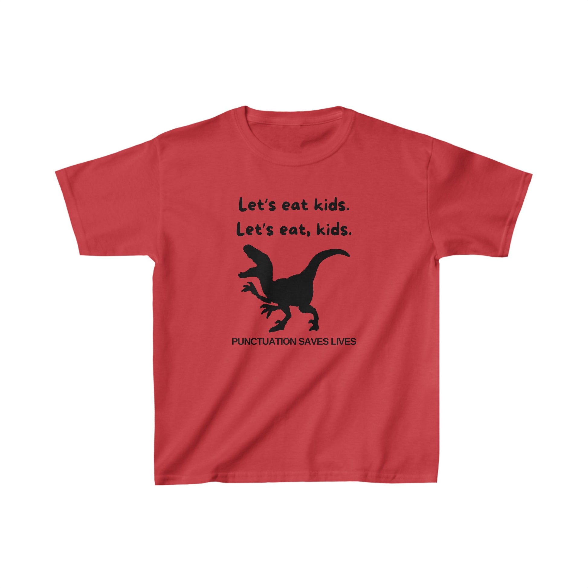 Lets Eat Kids Boys Tshirt (Black Logo) - Sweet Baby Jeez Teez