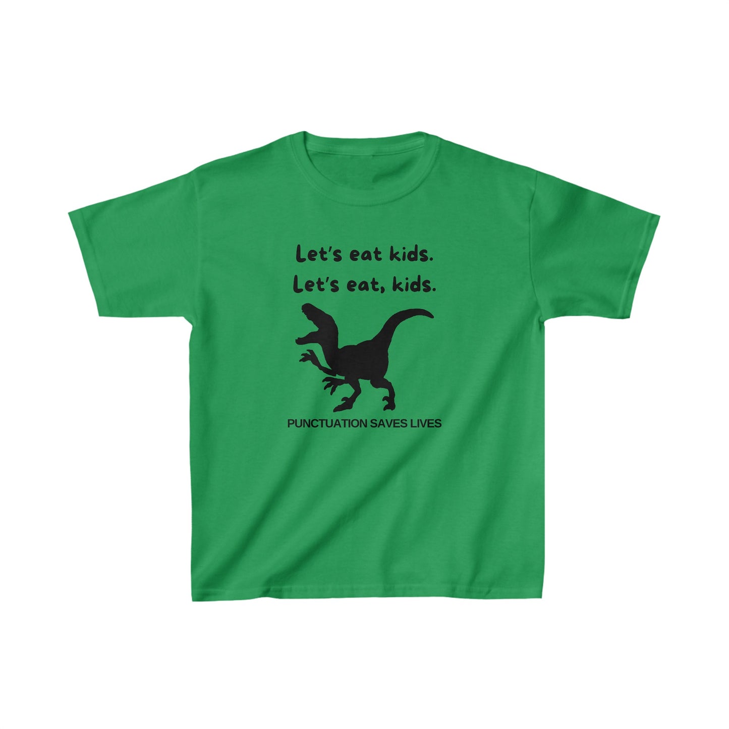 Lets Eat Kids Boys Tshirt (Black Logo) - Sweet Baby Jeez Teez