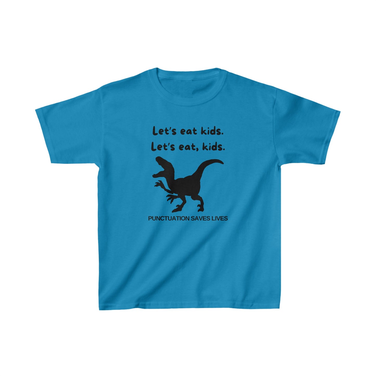Lets Eat Kids Boys Tshirt (Black Logo) - Sweet Baby Jeez Teez