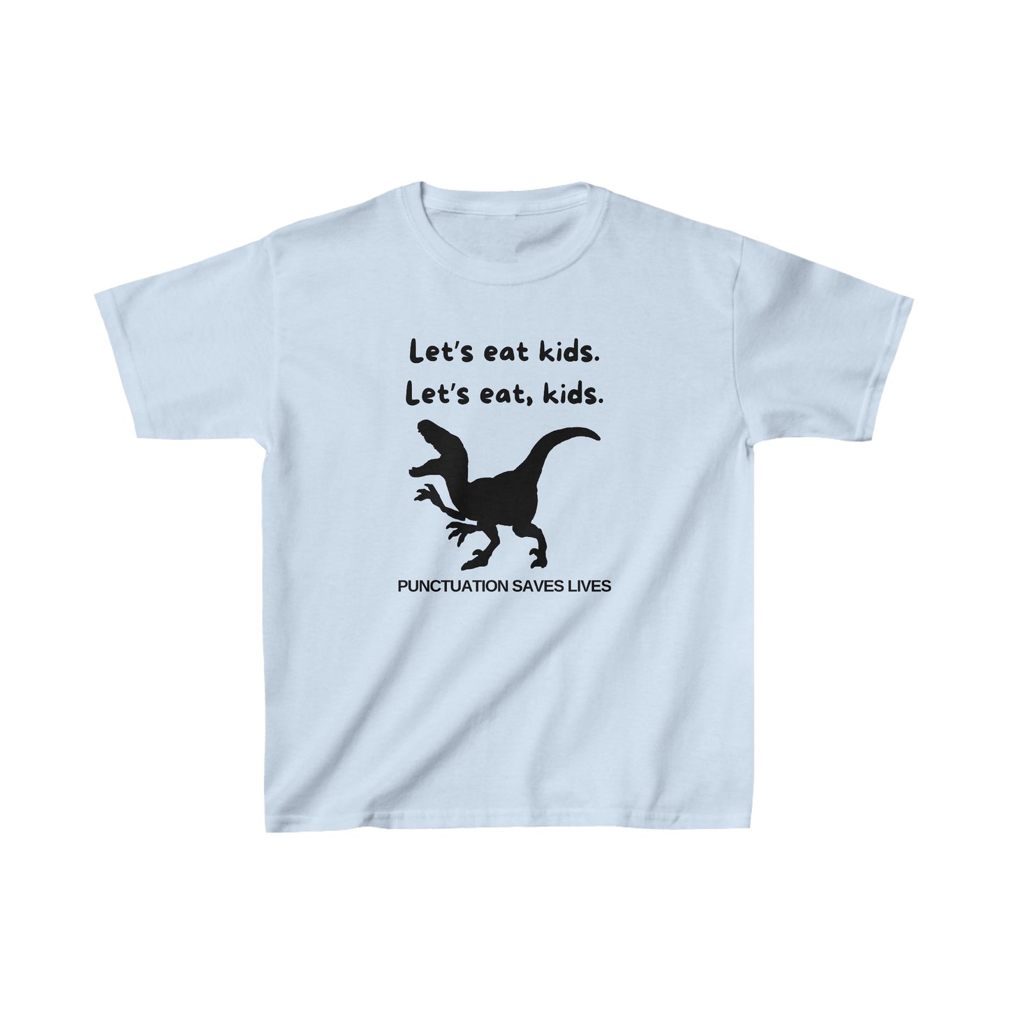 Lets Eat Kids Boys Tshirt (Black Logo) - Sweet Baby Jeez Teez