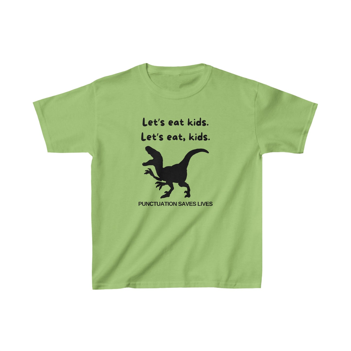 Lets Eat Kids Boys Tshirt (Black Logo) - Sweet Baby Jeez Teez