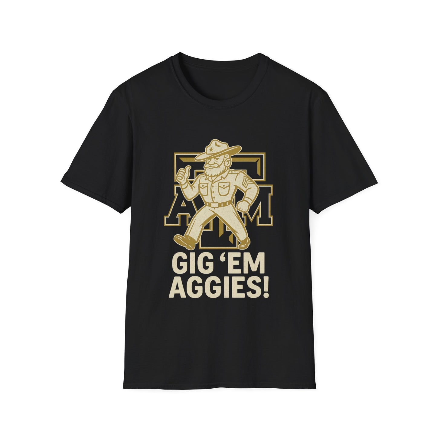 Gig 'Em Aggies Texas A&M Unisex Softstyle T-Shirt - Sweet Baby Jeez Teez