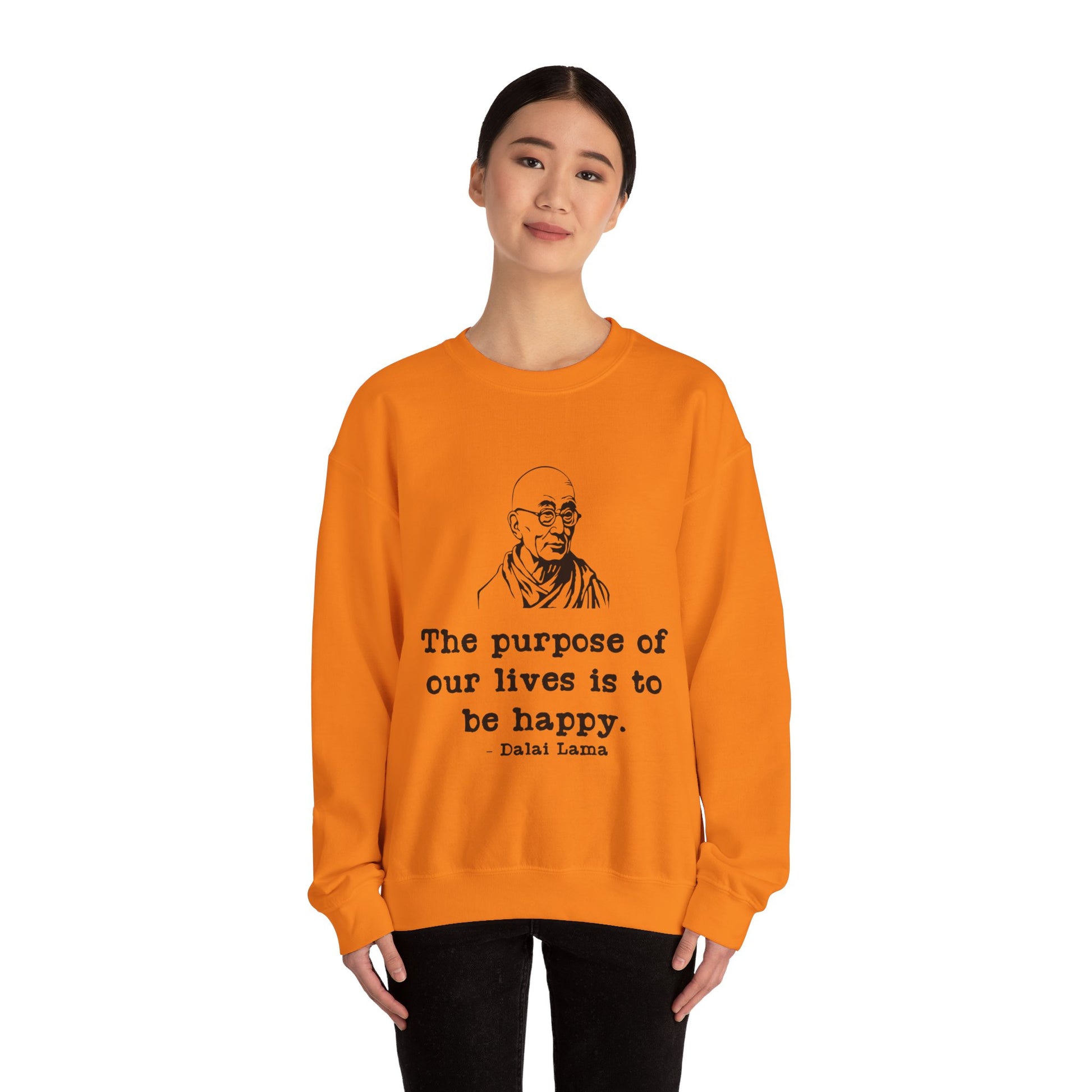 Purpose of Life Men's Sweatshirt (IW Black Logo) - Sweet Baby Jeez Teez