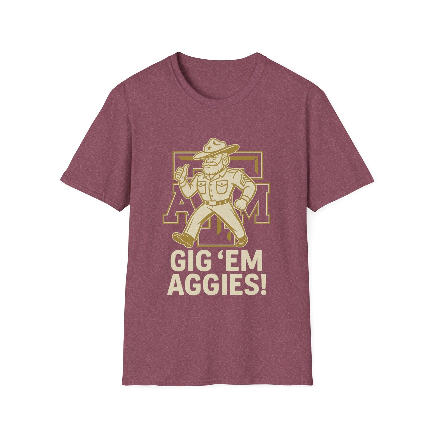 Gig 'Em Aggies Texas A&M Unisex Softstyle T-Shirt - Sweet Baby Jeez Teez