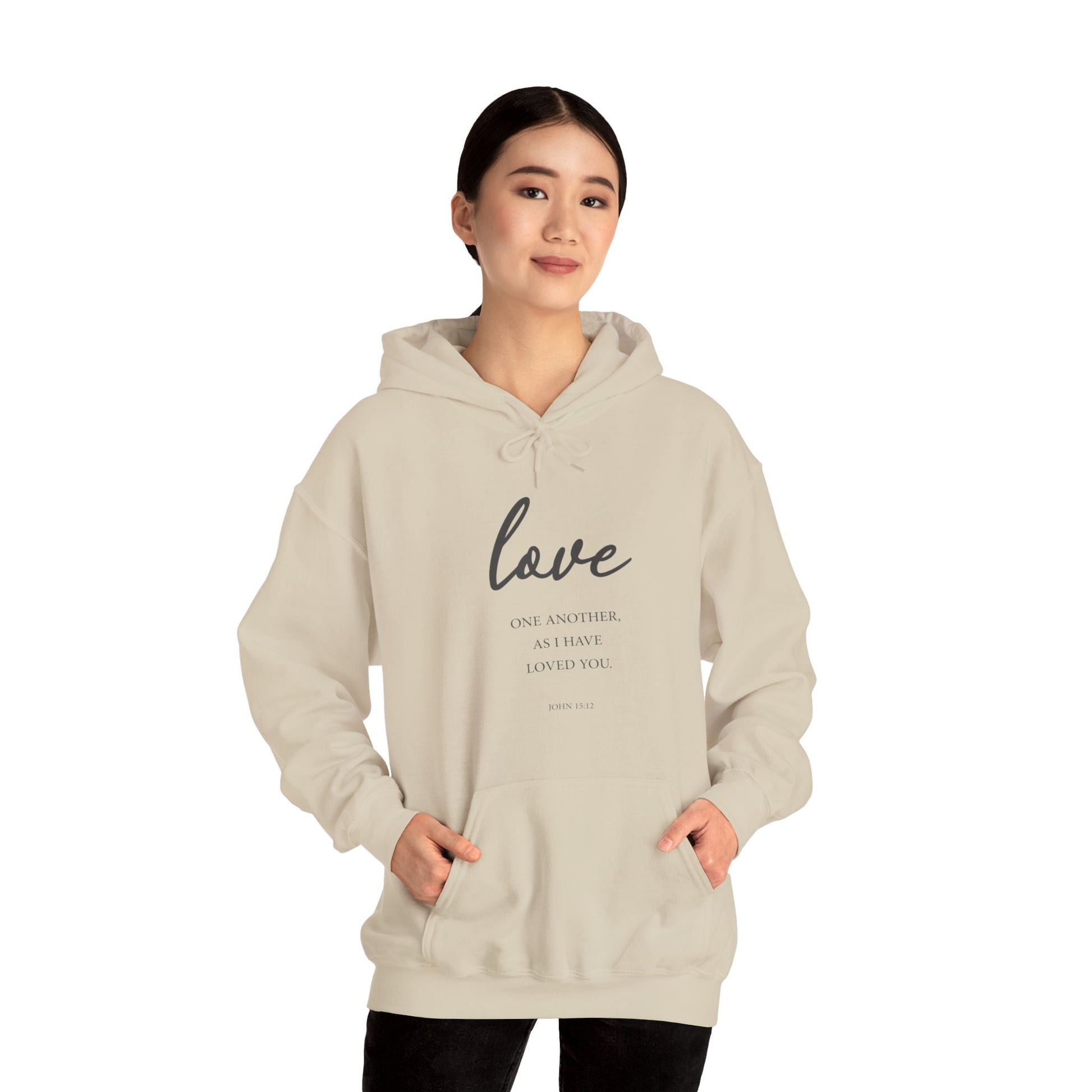 Love Women's Relaxed Hoodie (Black Logo) - Sweet Baby Jeez Teez