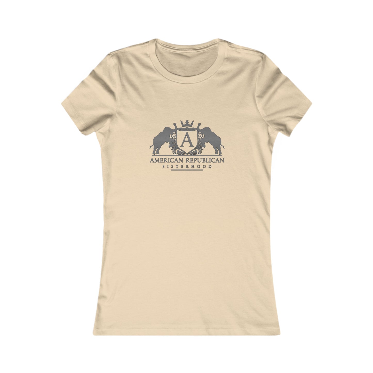 ARS Logo Women's Tshirt (Charcoal Gray Logo) - Sweet Baby Jeez Teez