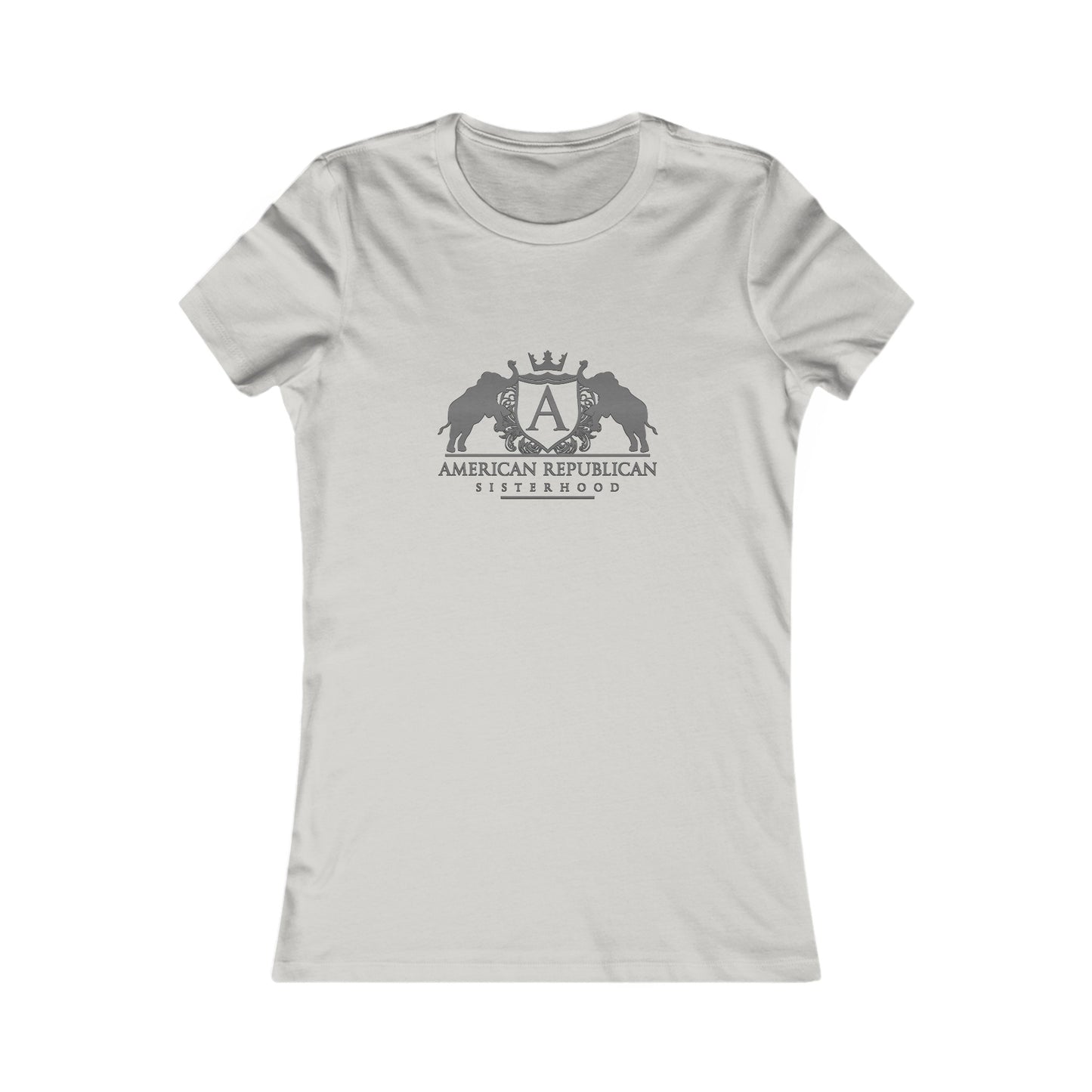 ARS Logo Women's Tshirt (Charcoal Gray Logo) - Sweet Baby Jeez Teez