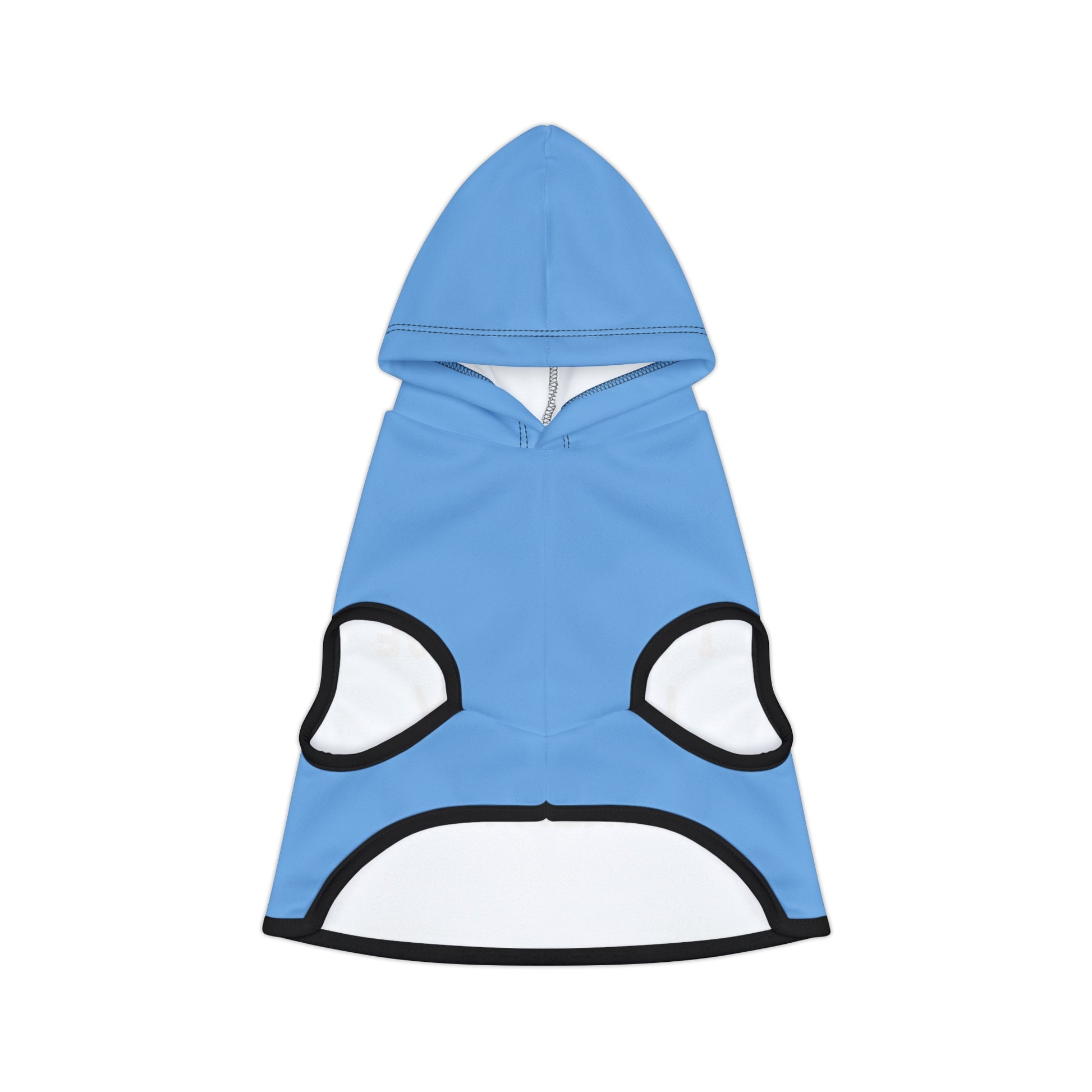 Live with Parents Pet Hoodie, Blue (Black Logo) - Sweet Baby Jeez Teez