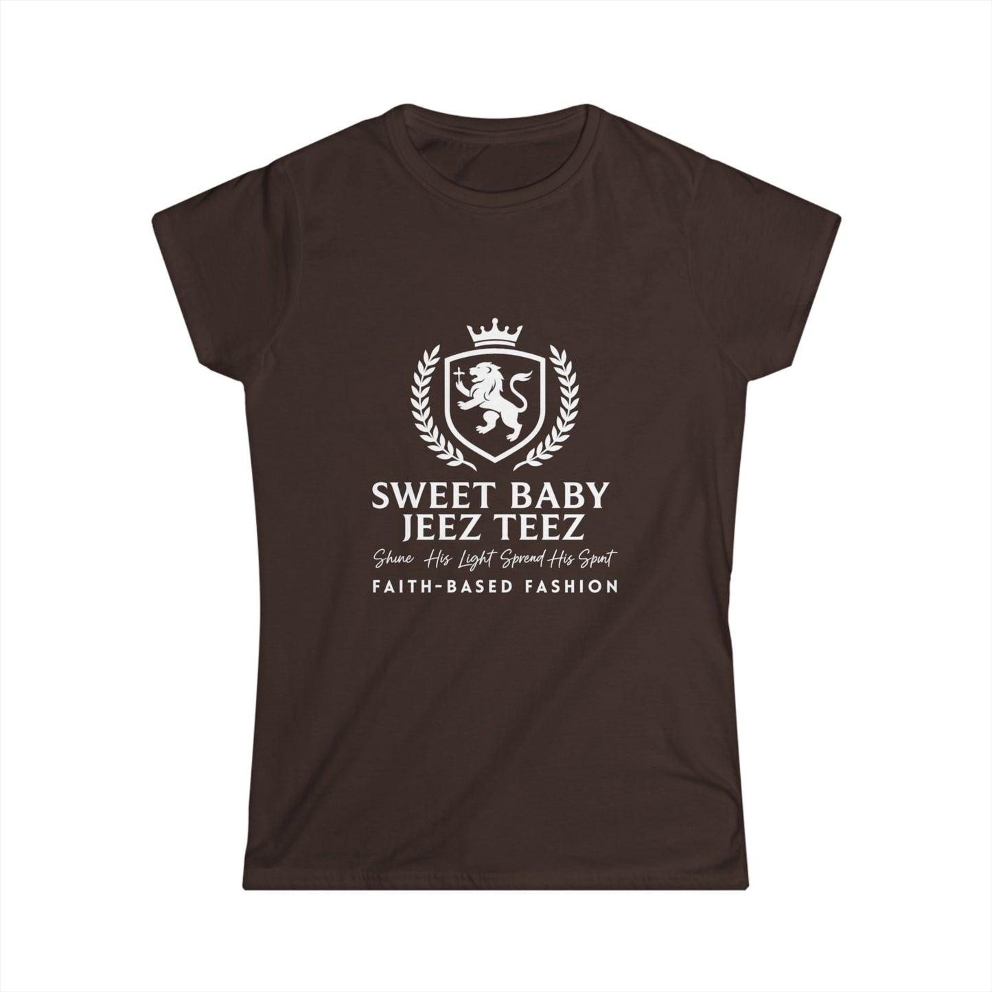 Sweet Baby Jeez Teez Faith-Based Fashion Semi-Fitted Women's Tshirt