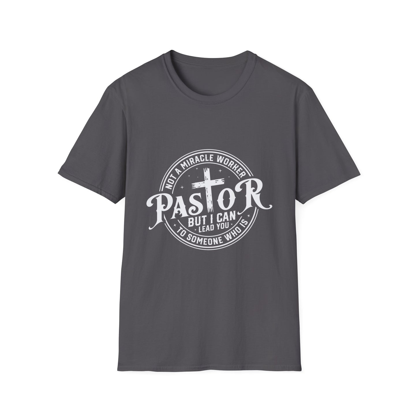Pastor Men's Tshirt (White Logo) - Sweet Baby Jeez Teez