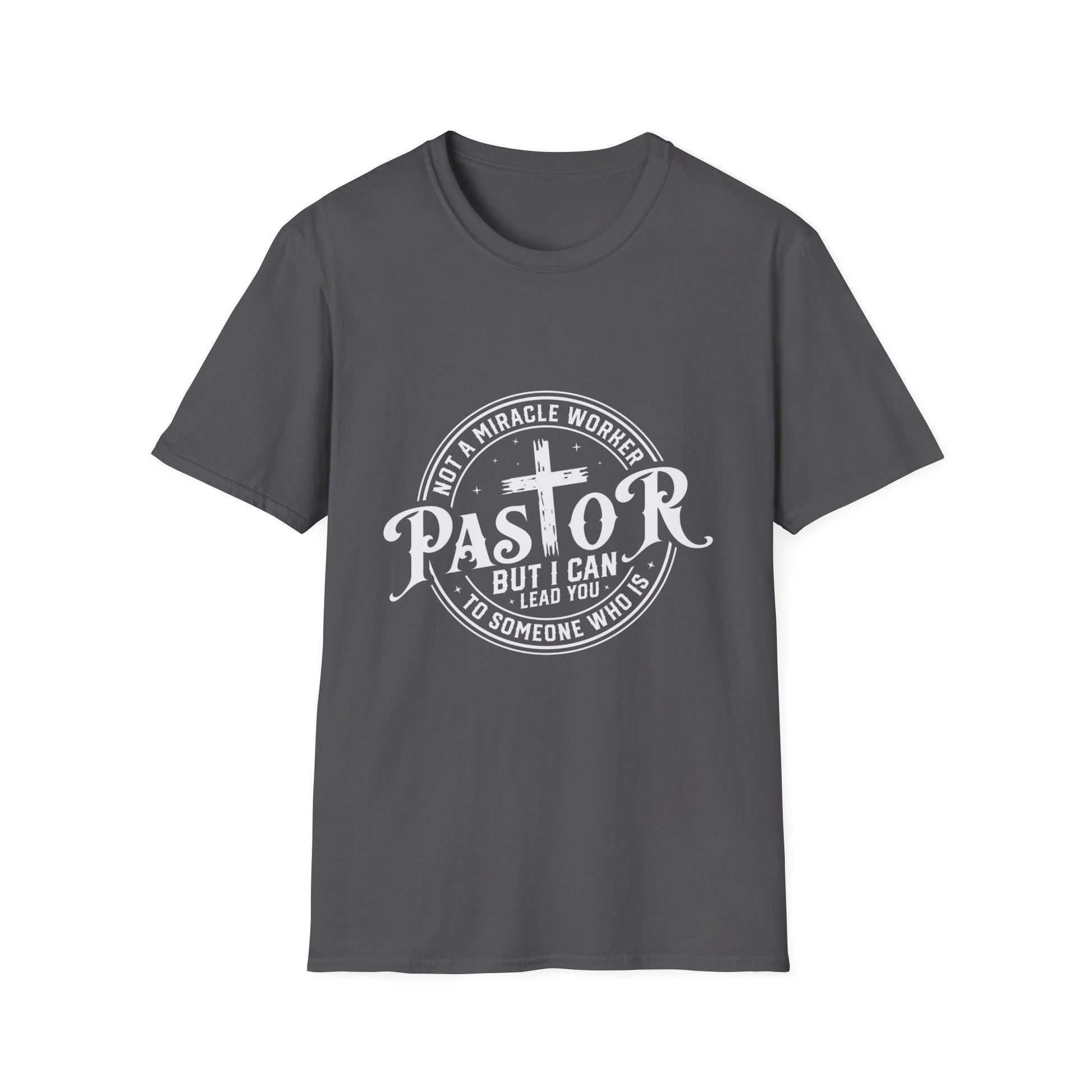 Pastor Men's Tshirt (White Logo) - Sweet Baby Jeez Teez