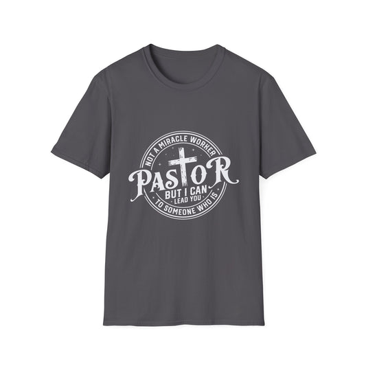 Pastor Men's Tshirt (White Logo) - Sweet Baby Jeez Teez