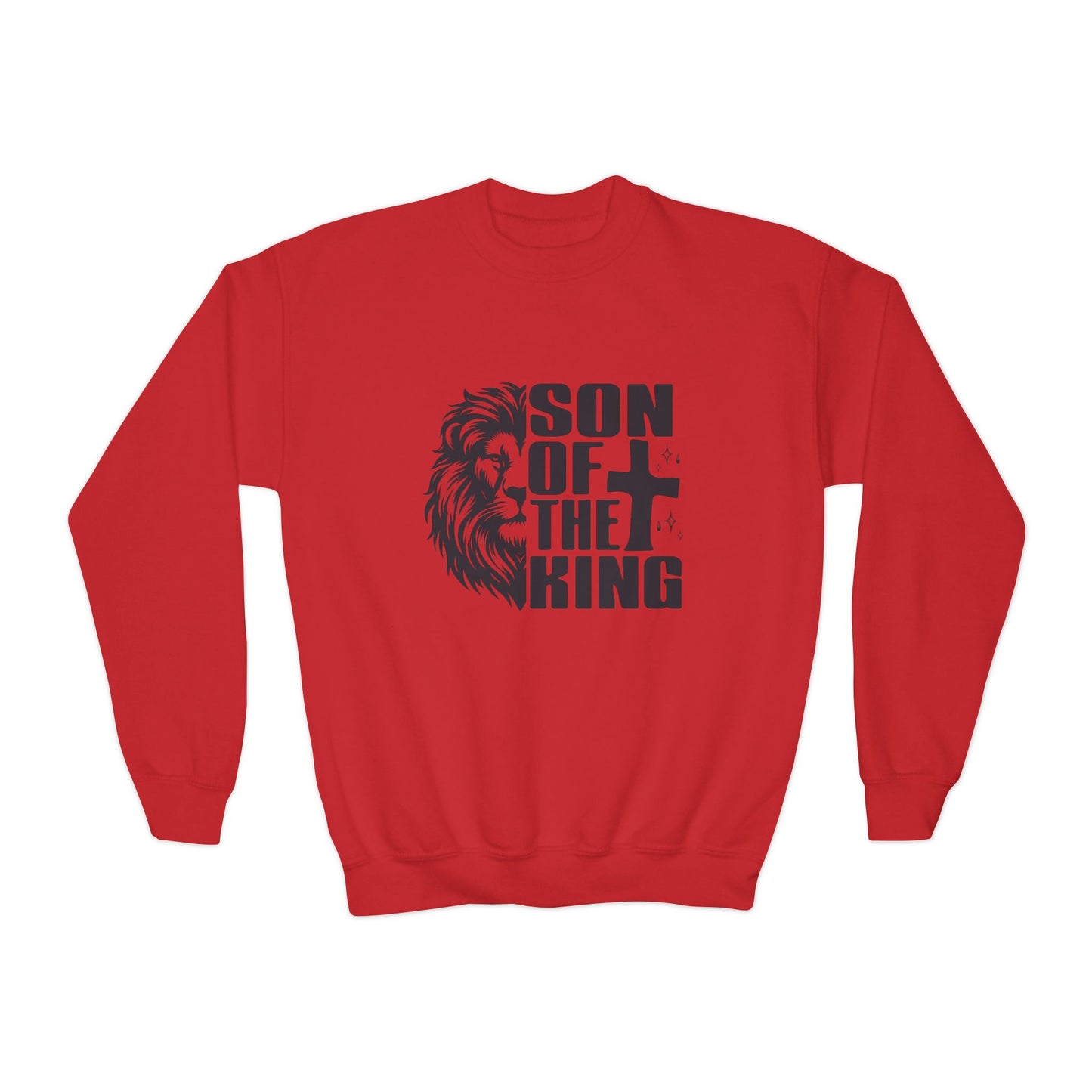 Son of the King Boy's Sweatshirt (Black logo) - Sweet Baby Jeez Teez