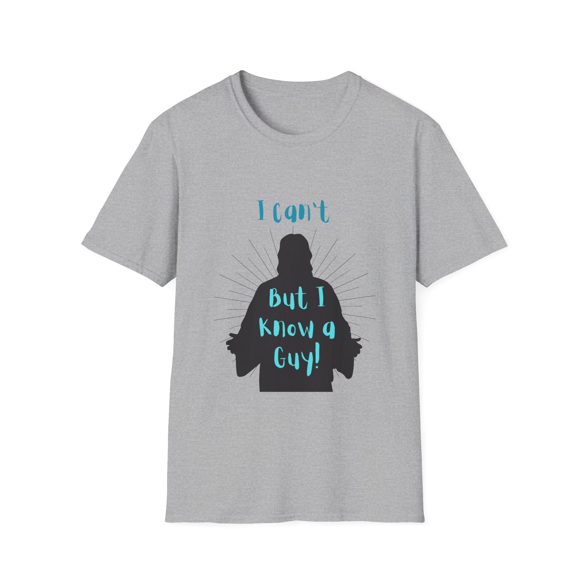 I Know a Guy Men's Tshirt (Black Logo) - Sweet Baby Jeez Teez