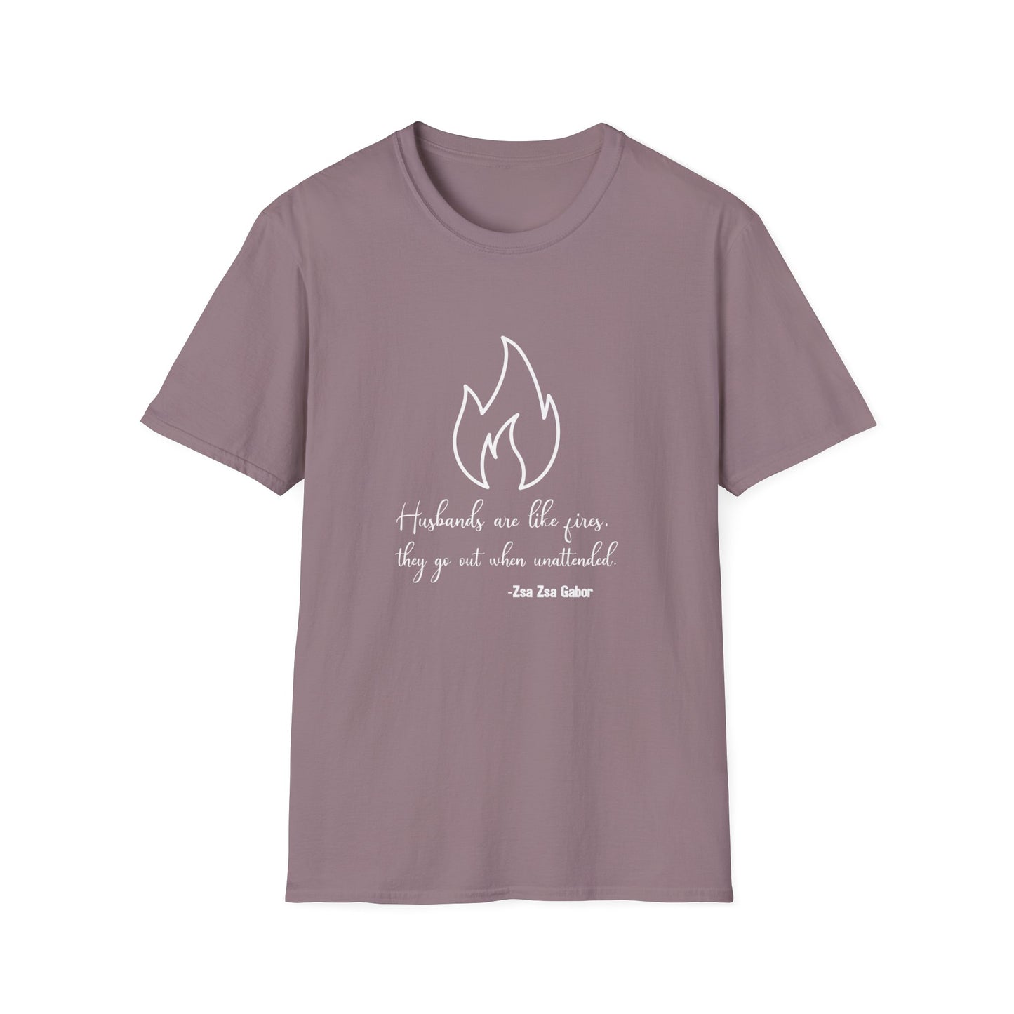 Fires Women's Relaxed/Plus Tshirt (IM - White Logo) - Sweet Baby Jeez Teez