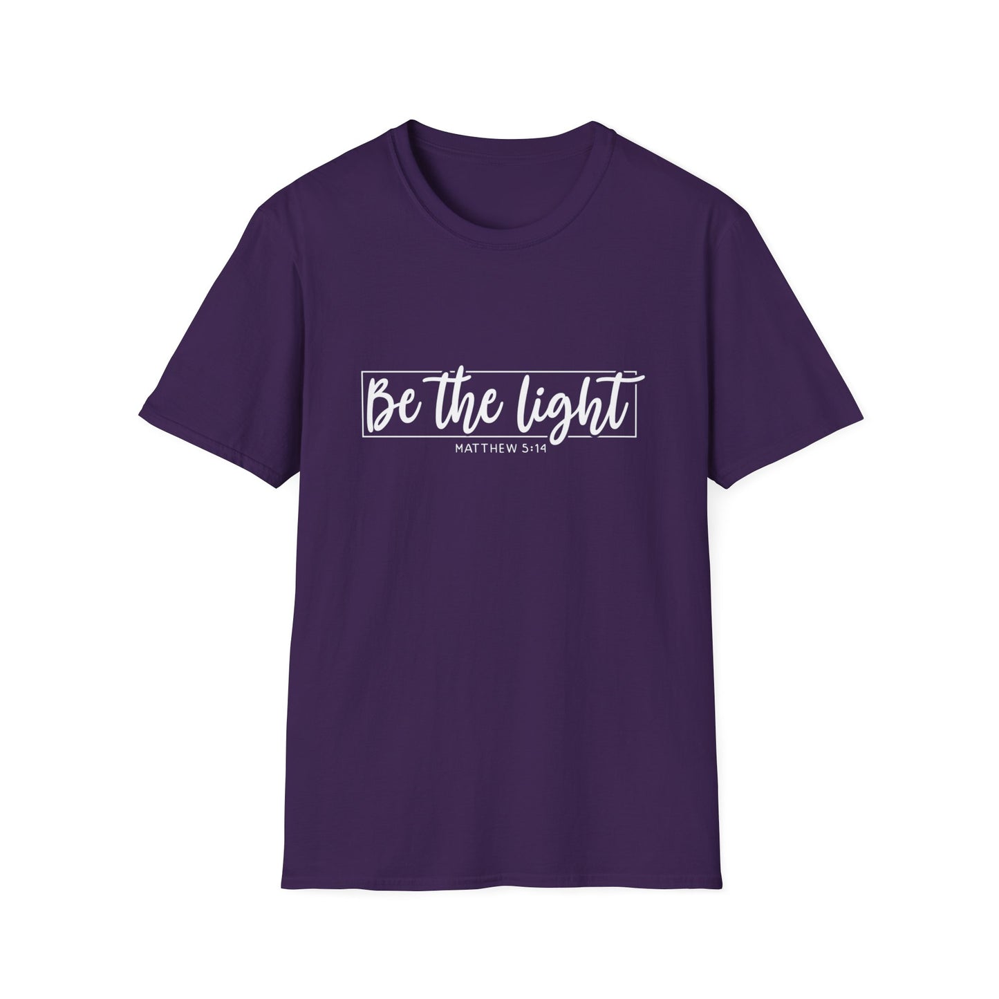 Be the Light Womens Relaxed/Plus Tshirt (White Logo) - Sweet Baby Jeez Teez