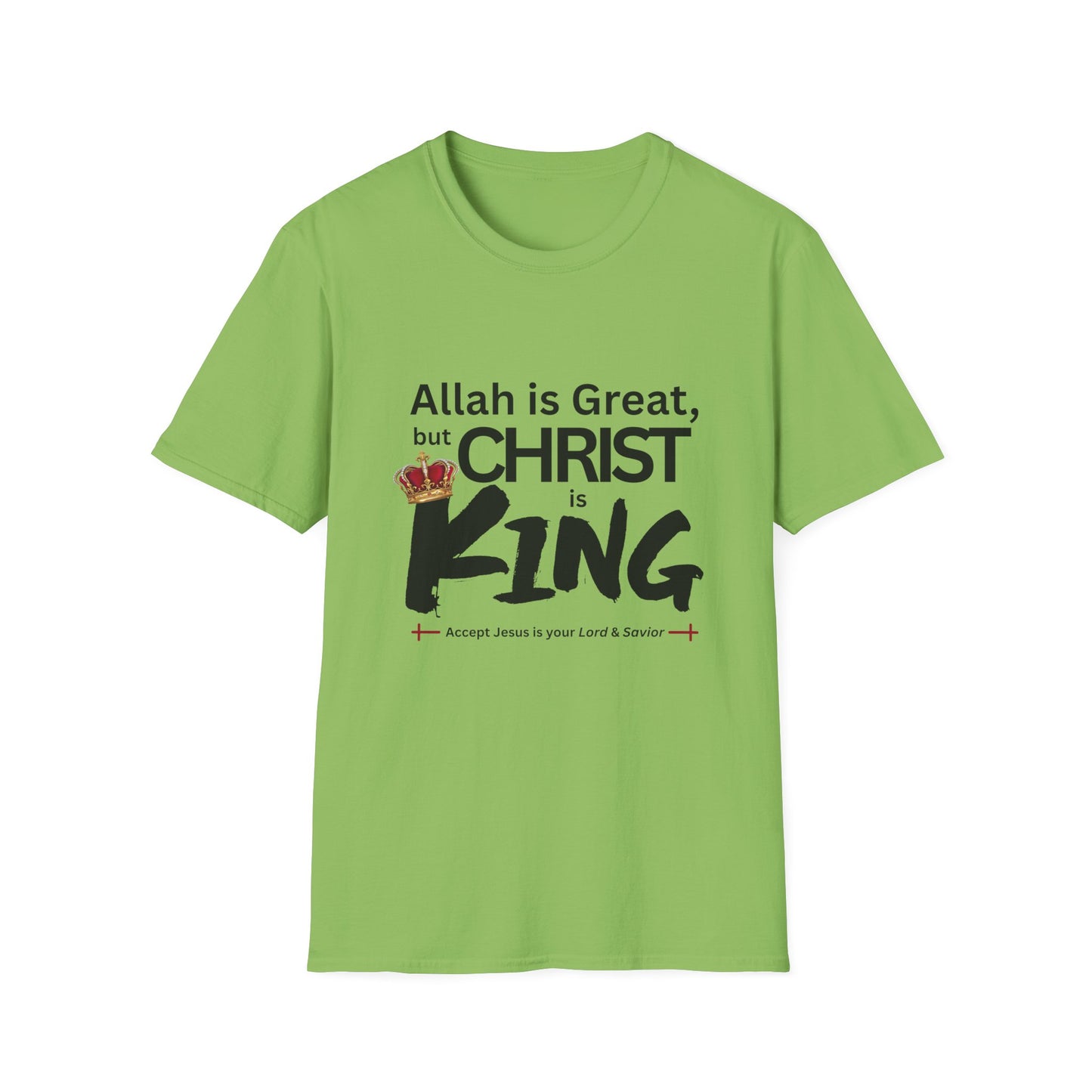 Christ is King Unisex T-shirt (Great Logo) - Sweet Baby Jeez Teez