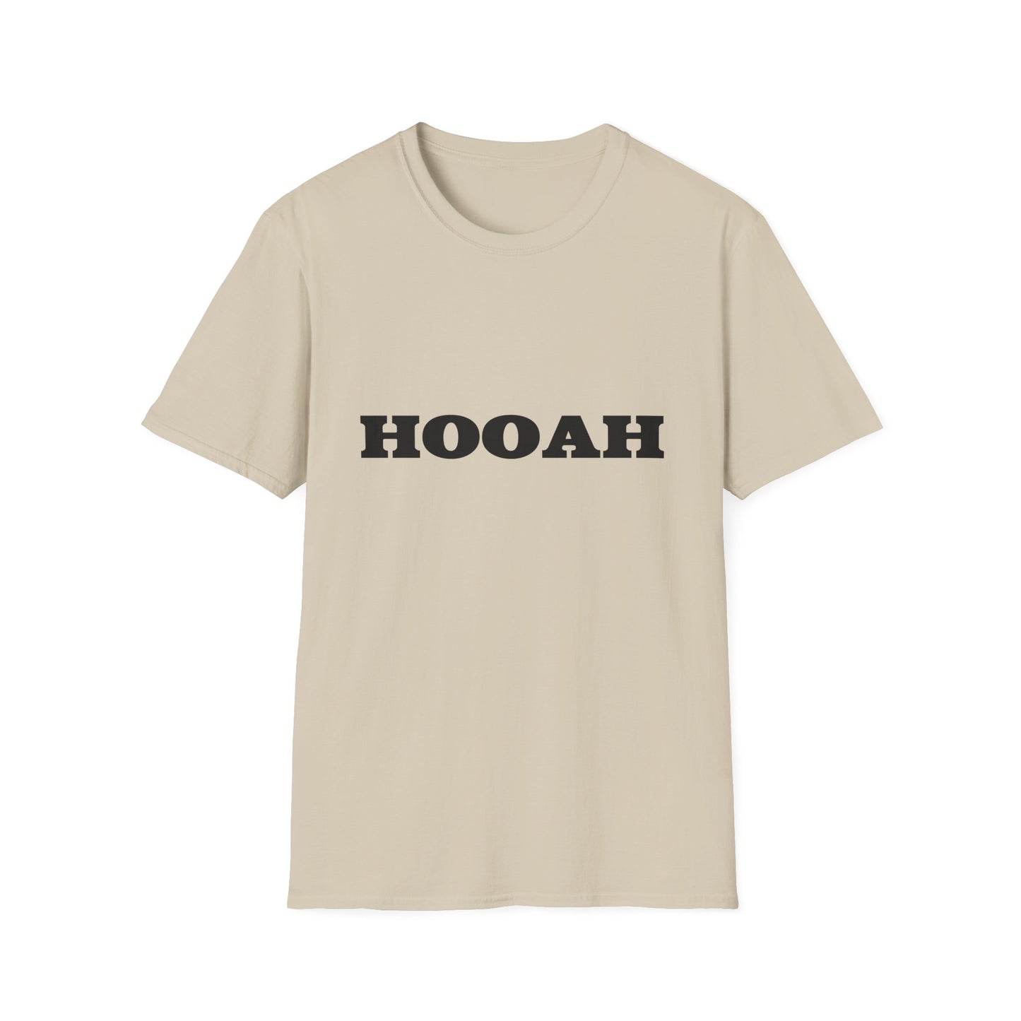HOOAH (Army) Unisex Tshirt (MM Black Logo) - Sweet Baby Jeez Teez