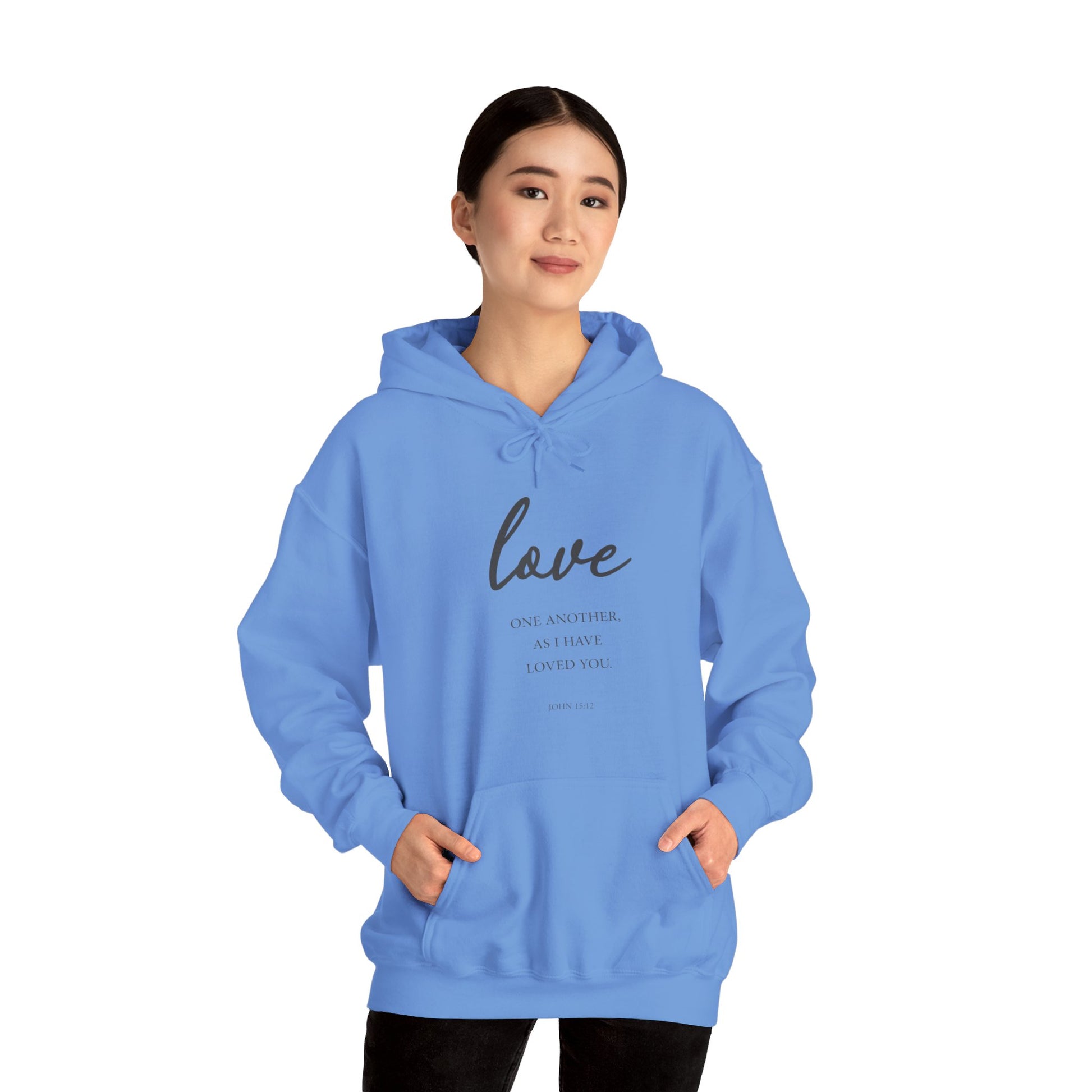Love Women's Relaxed Hoodie (Black Logo) - Sweet Baby Jeez Teez