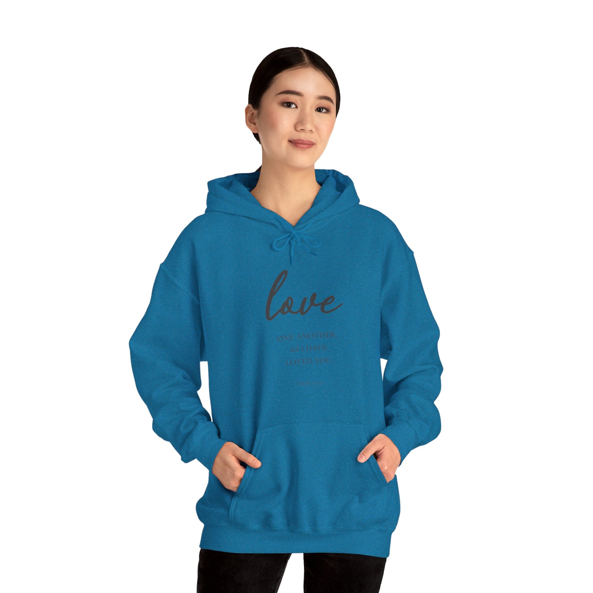 Love Women's Relaxed Hoodie (Black Logo) - Sweet Baby Jeez Teez