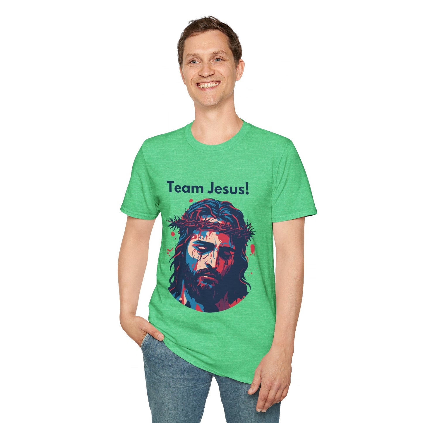 Team Jesus Men's Tshirt S-5XL - Sweet Baby Jeez Teez