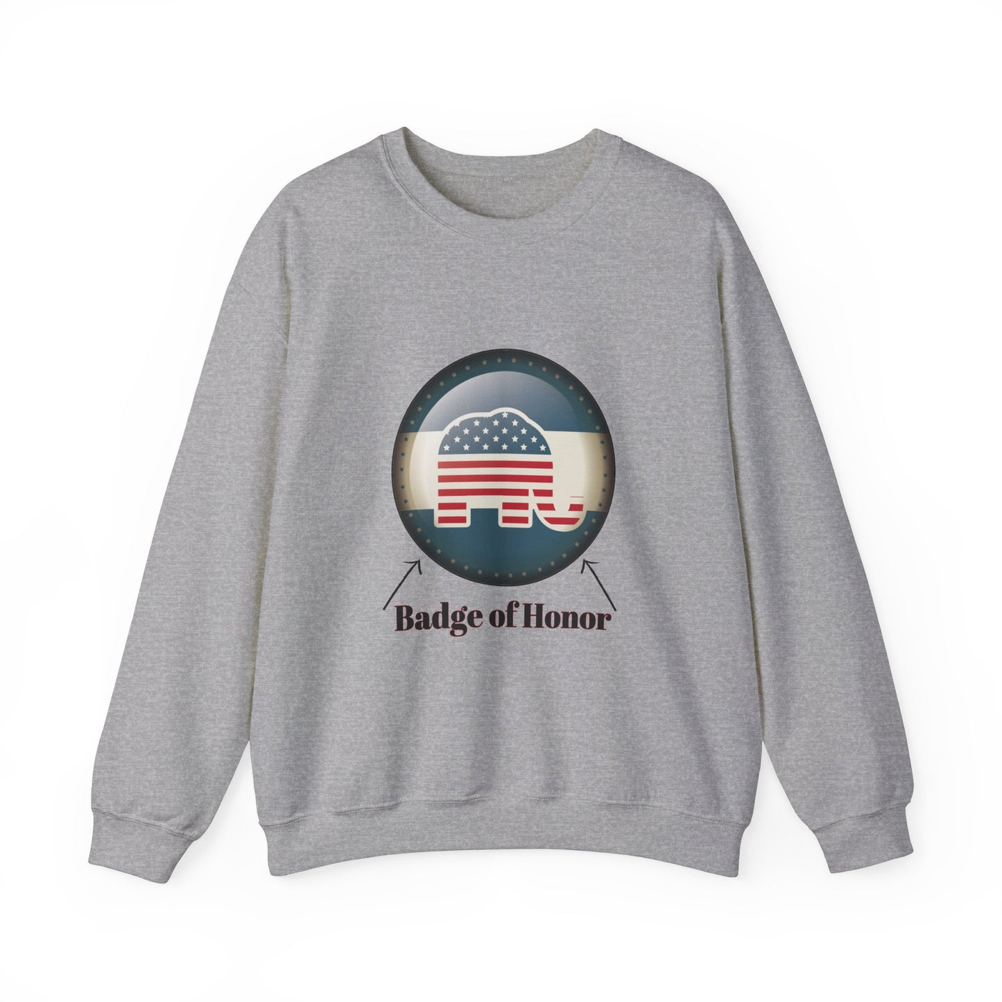 Badge of Honor Men's Sweatshirt - Sweet Baby Jeez Teez
