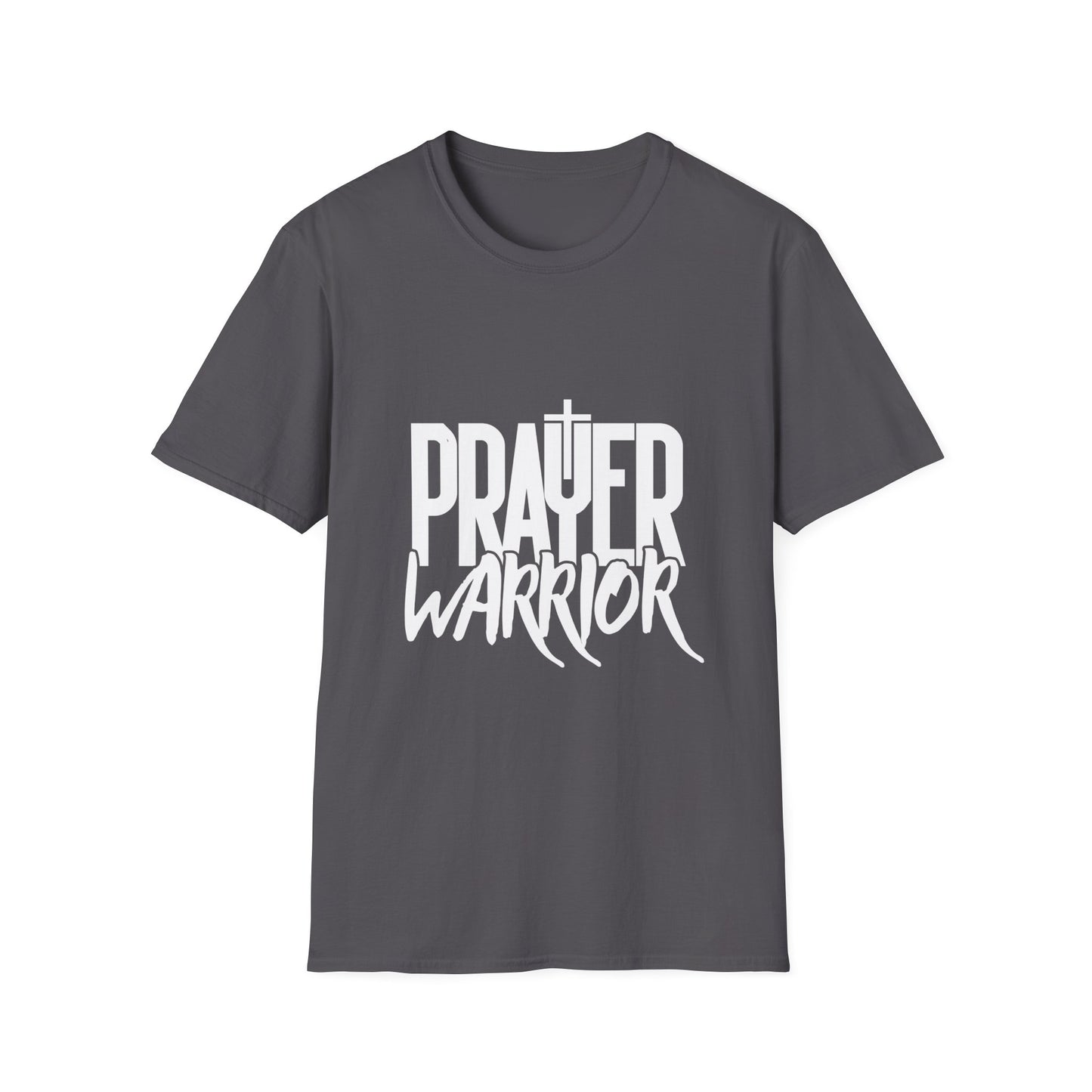 Prayer Warrior Men's Tshirt (White Logo) - Sweet Baby Jeez Teez