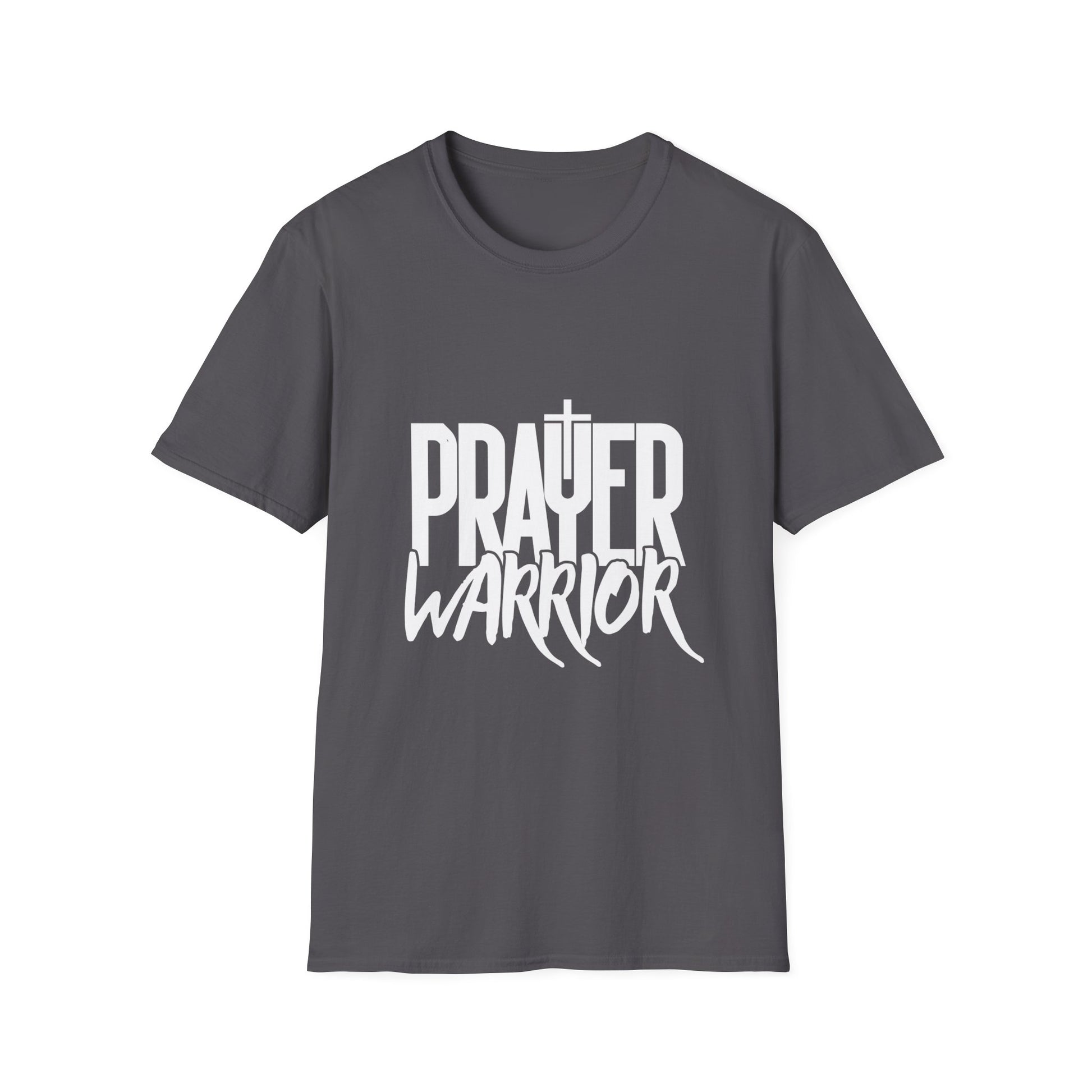Prayer Warrior Men's Tshirt (White Logo) - Sweet Baby Jeez Teez