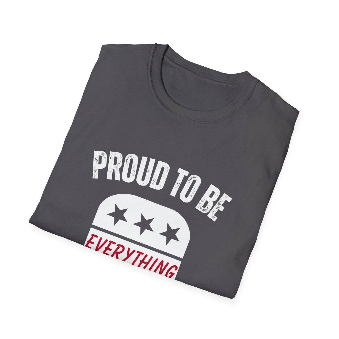 Proud to Be Men's Tshirt (White Logo) - Sweet Baby Jeez Teez