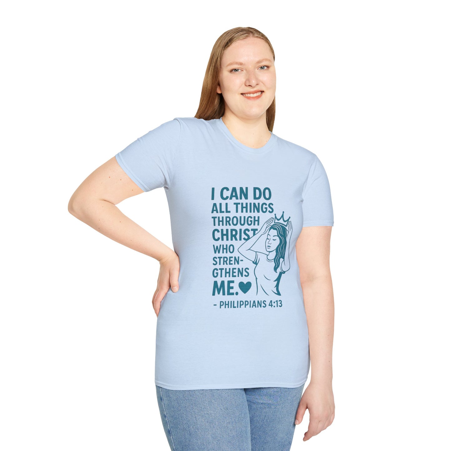 "I Can Do" Bible Verse Women's Relaxed T-Shirt