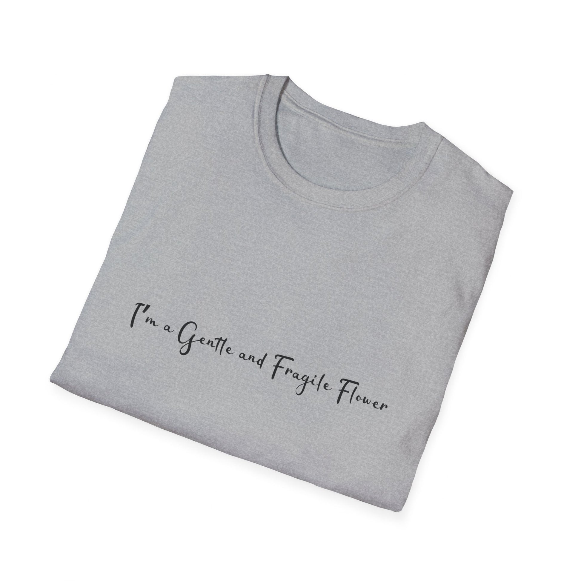 Fragile Flower Womens Relaxed/Plus Tshirt (FP Black Logo) - Sweet Baby Jeez Teez