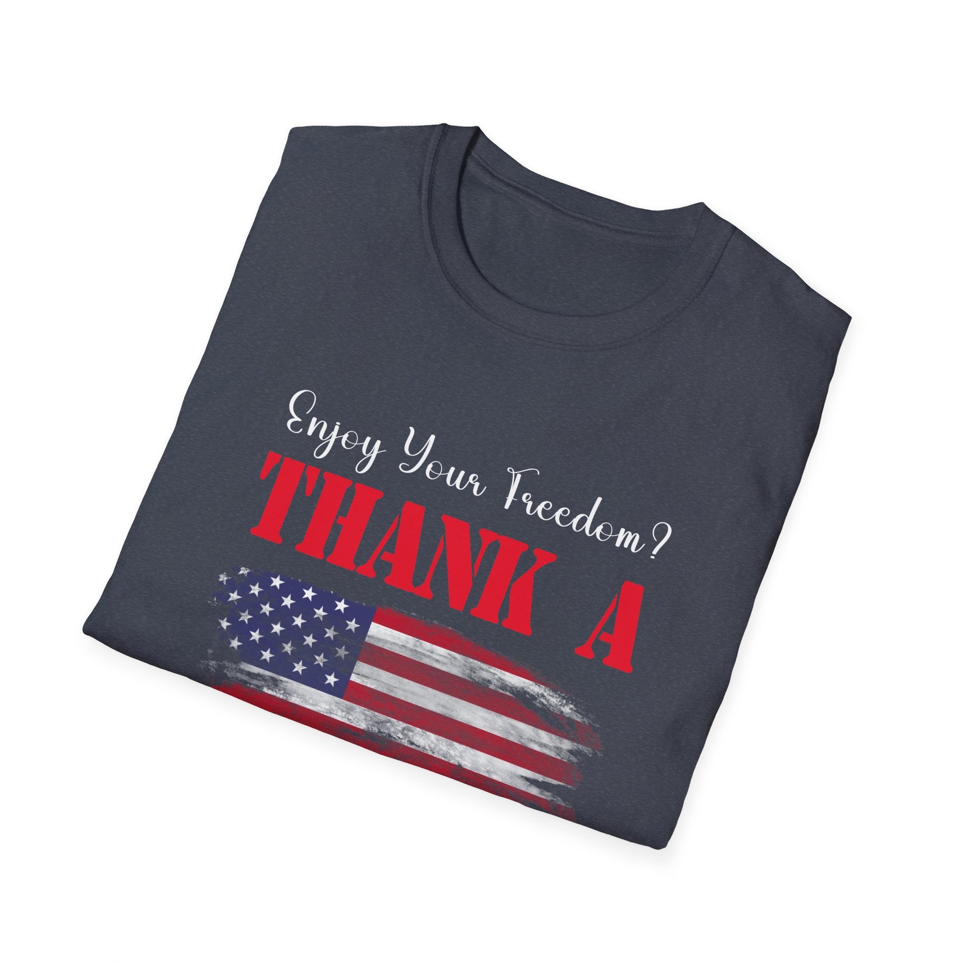 Enjoy Your Freedom Men's Tshirt (MM Color Logo) - Sweet Baby Jeez Teez
