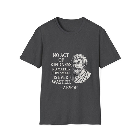 "Act of Kindness" Aesop Unisex Softstyle T-Shirt (IM Logo)